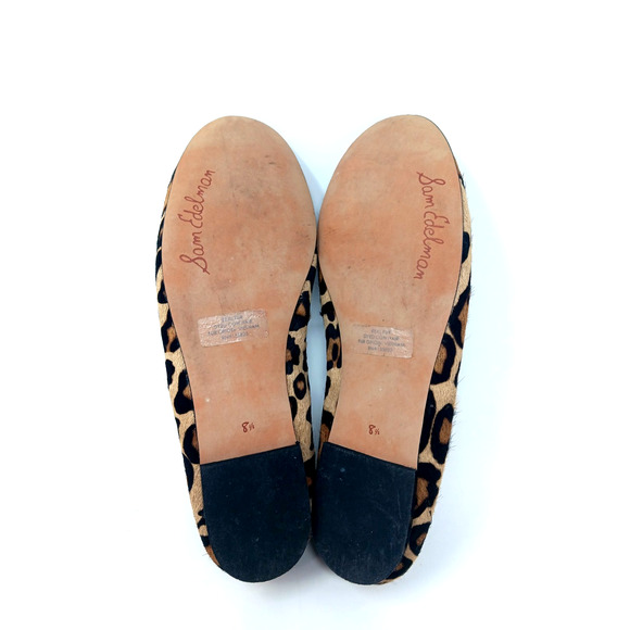 Sam Edelman “Felicia” Leopard Print Ballet Flats Women’s Size 8.5M - Picture 9 of 10